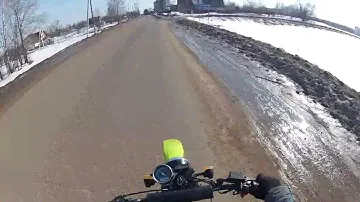 Первые покатушки в сезоне на Patron Strike 200