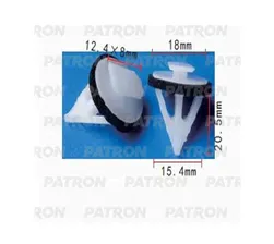 Клипса пластмассовая Lexus,Toyota молдинги PATRON P371162