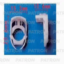 P371243 PATRON Клипса пластмассовая